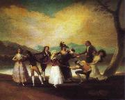Francisco Jose de Goya Blind Man's Buff oil